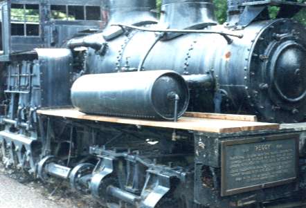森林鉄道の蒸気機関車